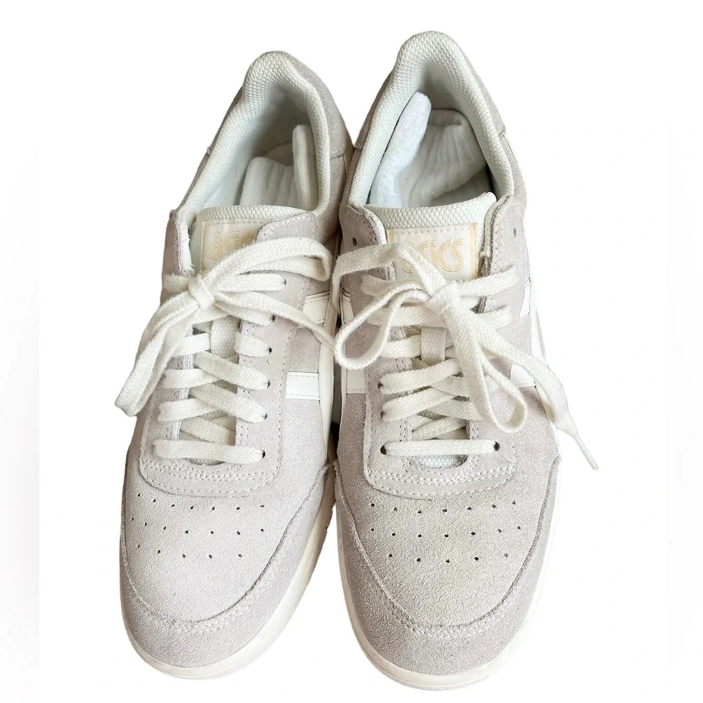 ASICS‎ Cream Men’s Leather Shoes Sz 9.5